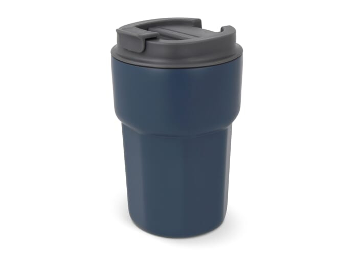 Mug personnalisé avec couvercle 350ml Zambezi Bleu foncé